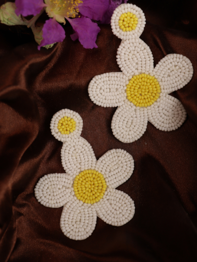 Daisy Flower Beads Design Earrings
