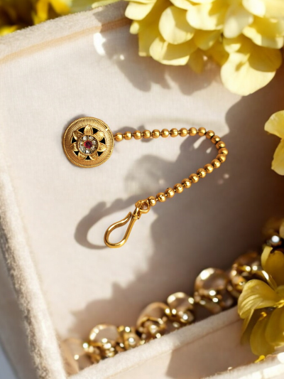Traditional Kundan Work Borla Maang tikka