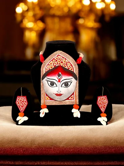Handmade Mata durga Rani Beautiful Neckpiece Set
