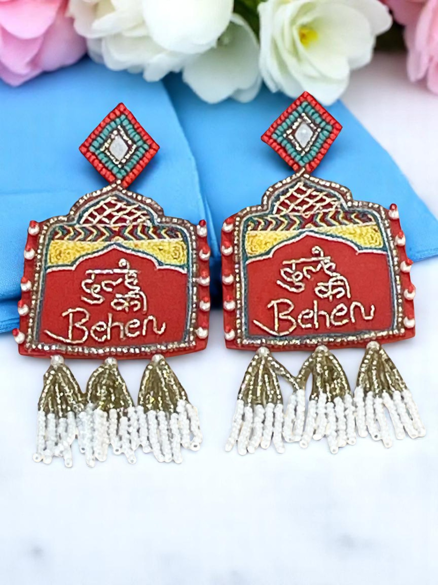 Dulha Ki Behen Designer Statement Wedding Earrings