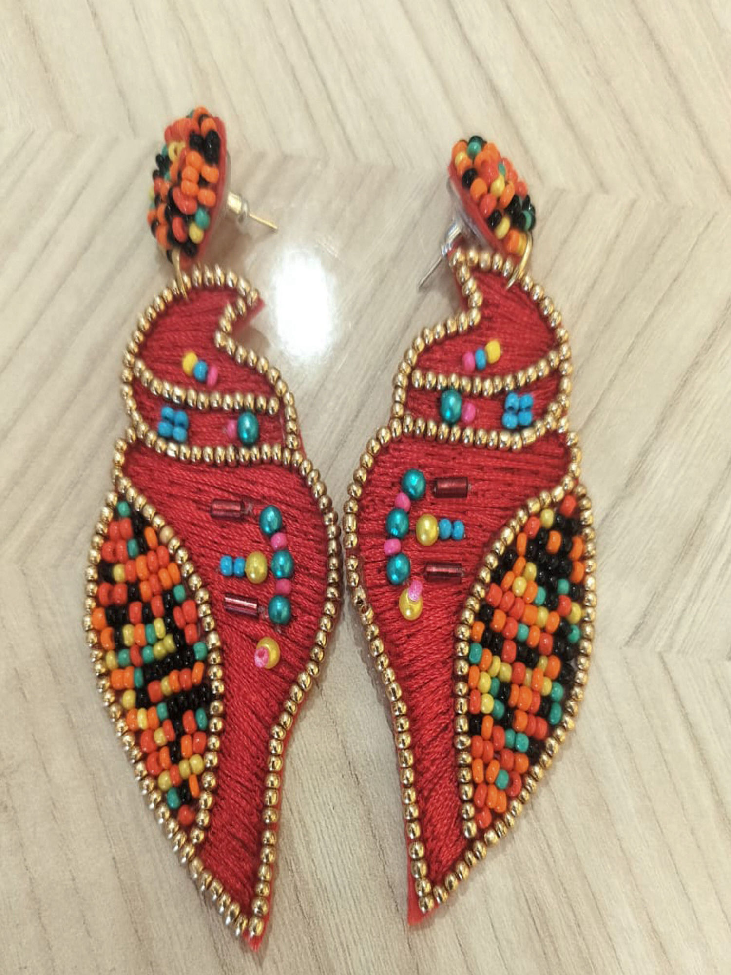 Exclusive Handwoven Beaded Earrings