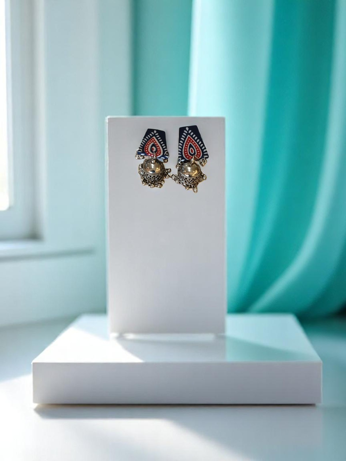 Cultural Royal Heritage Tribal Drop Earrings