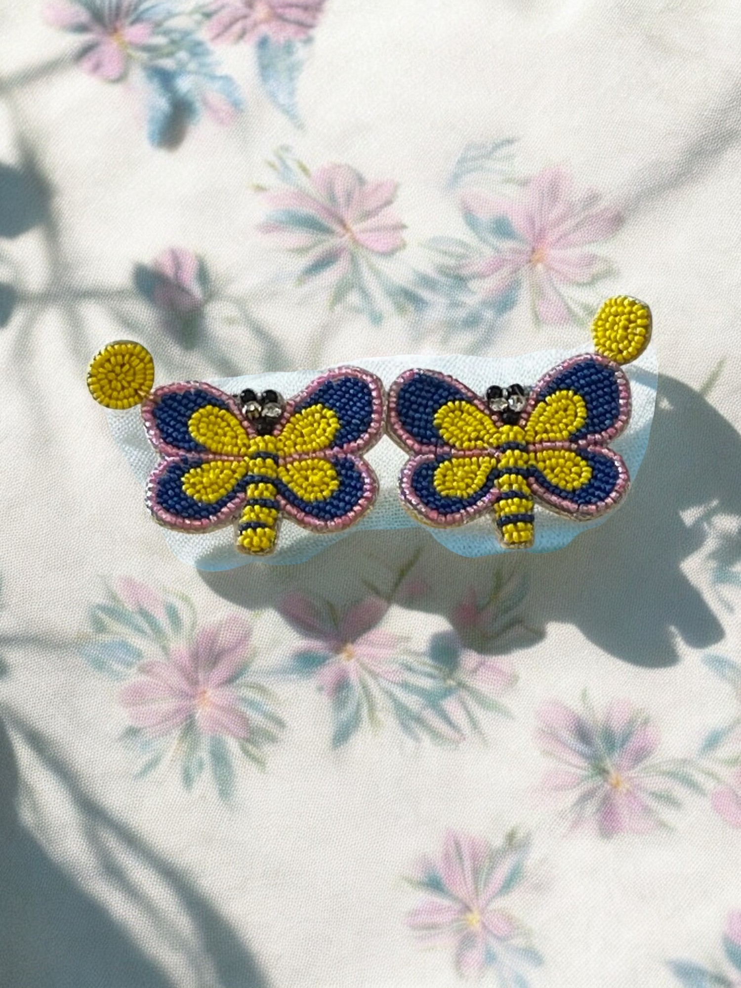 Crafted Beaded Butterfly Earrings for a Fantastic Flutter